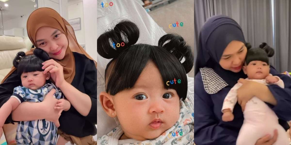 8 Adorable Photos of Baby Moana, Ria Ricis' Daughter, Wearing Fake Hair, Looking More Like a Doll - Always Calmly Styled by Her Mother