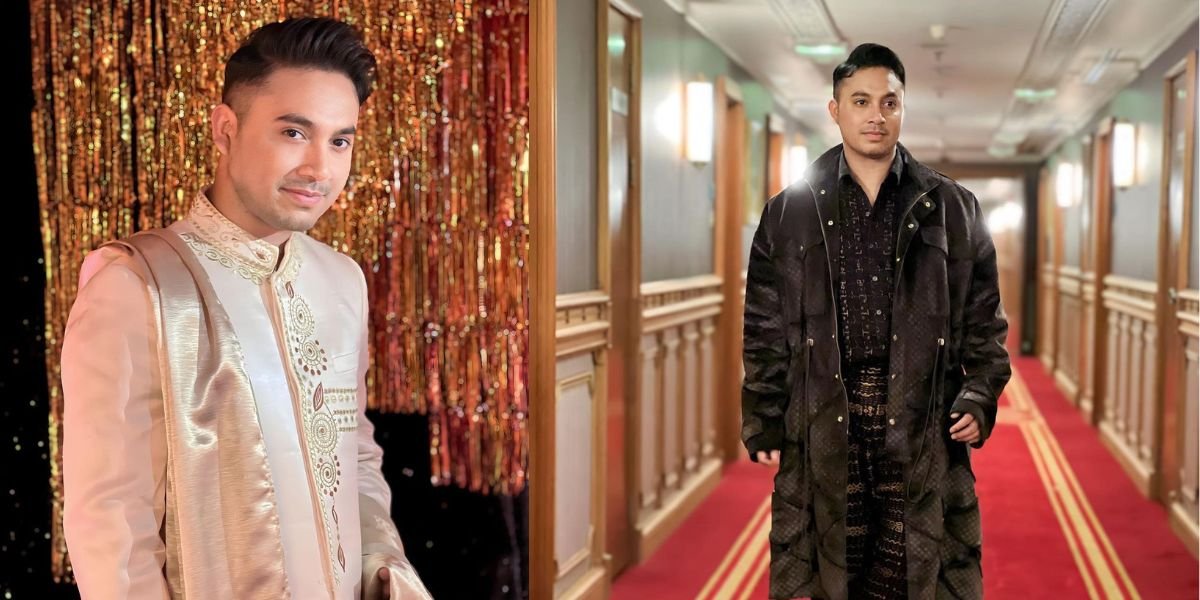8 Portraits of Gunawan LIDA Looking Handsome Attending The Royal Wedding of Prince Mateen and Anisha Rosnah