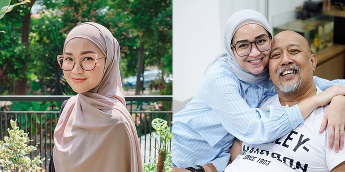 8 Portraits of Hada, Indro Warkop's Rarely Highlighted Daughter, a Beautiful Hijab-Wearing Mother of Two