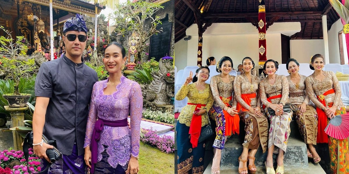 8 Portraits of Happy Salma at Weddings, Looking Beautiful and Classy but Still Down to Earth Even Though She is the Wife of a Balinese Nobleman - Proudly Wearing Kebaya