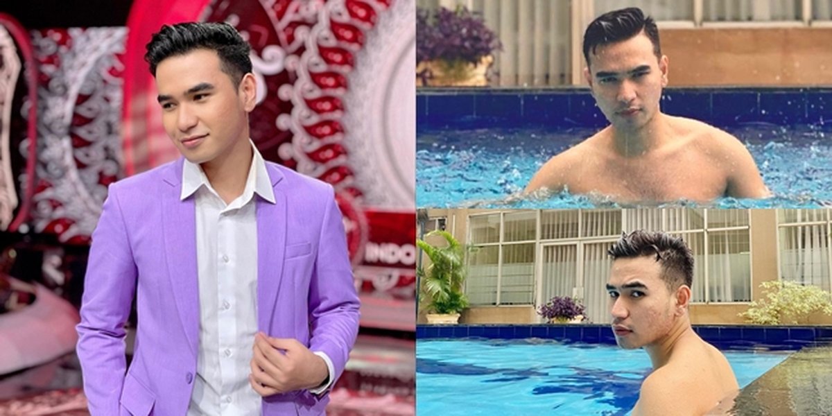 8 Photos of Hari LIDA While Enjoying Swimming, Showing Muscular Arms - Still Handsome and Macho
