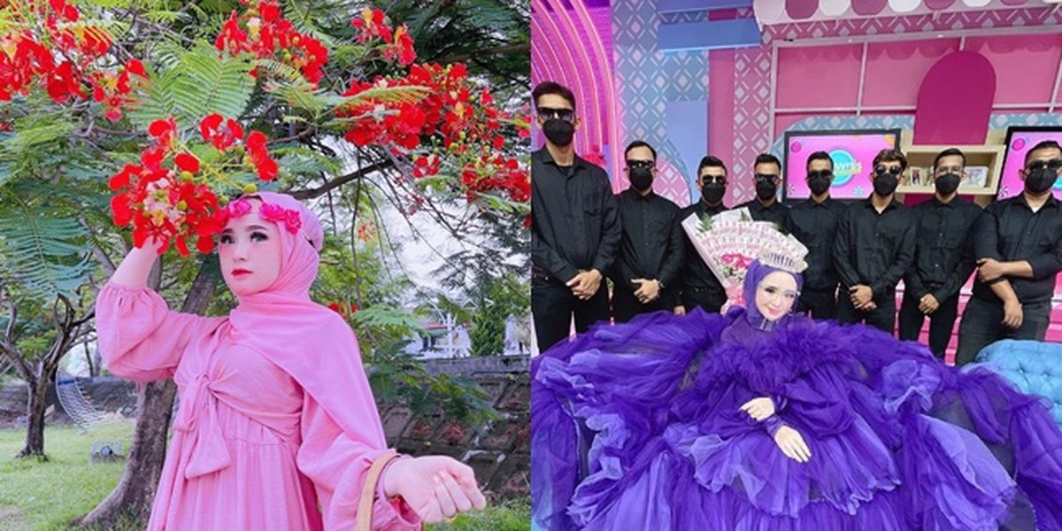 8 Portraits of Herlin Kenza, Beautiful Woman from Aceh Guarded by 9 Bodyguards Because of Fear of Haters