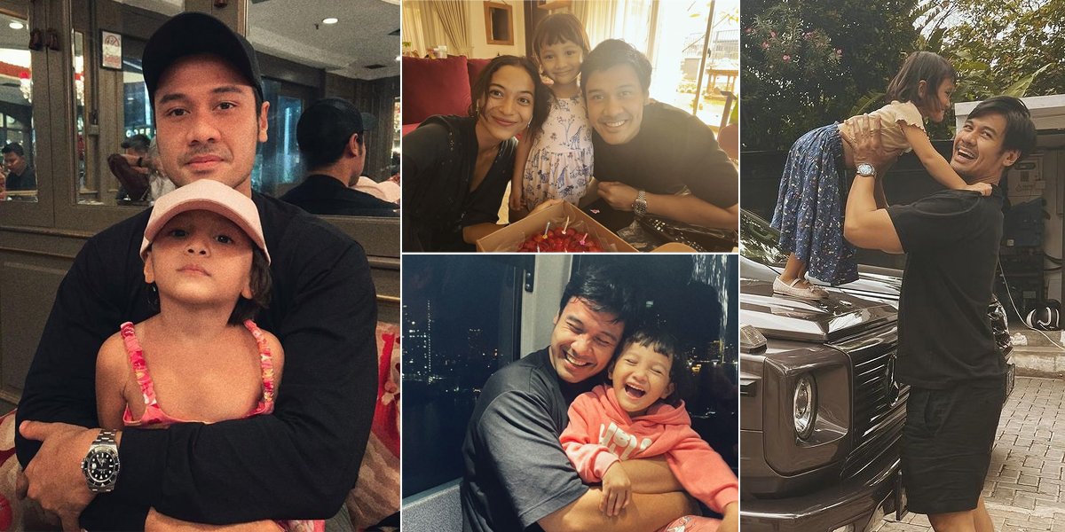 8 Hot Daddy Chicco Jerikho's Portraits When Taking Care of Surinala, Who Has Grown Up, Making Netizens Adore Her Dad