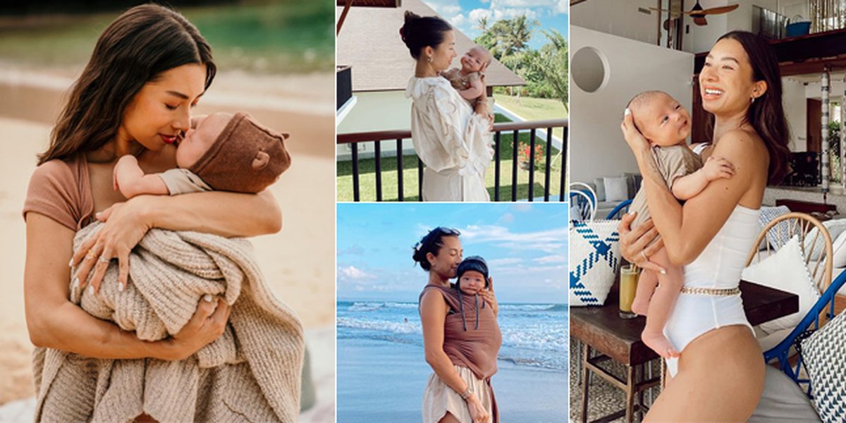 8 Hot Mom Jennifer Bachdim Photos While Carrying Baby Kiyoji, Still Stylish and Showing Off Body Goals