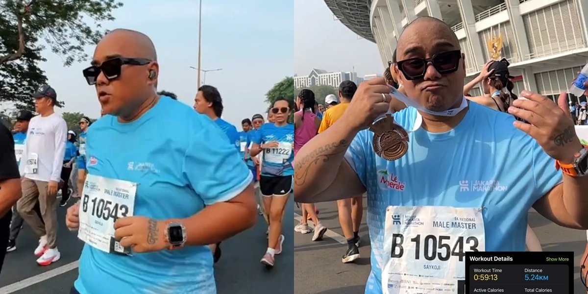 8 Photos of Igor Saykoji Participating in a Marathon for the First Time, Successfully Finishing Below the Cut Off Time