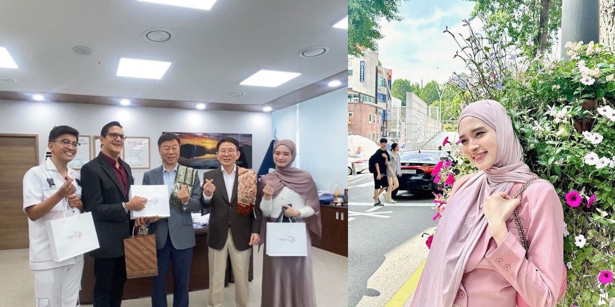 8 Pictures of Inara Rusli in Korea, Receives Certificate from Mayor of Seongnam - Part of the Goodness Campaign