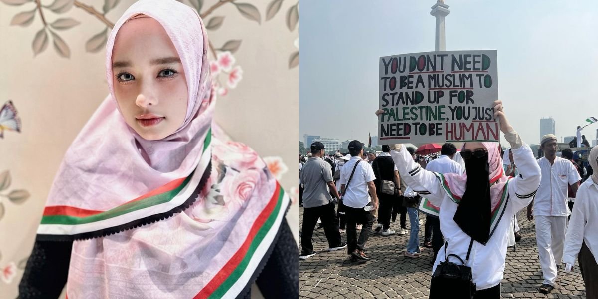 8 Portraits of Inara Rusli Actively Supporting Palestine, Letting Pro-Israel Products That Have Been Purchased Be Used Instead of Wasted