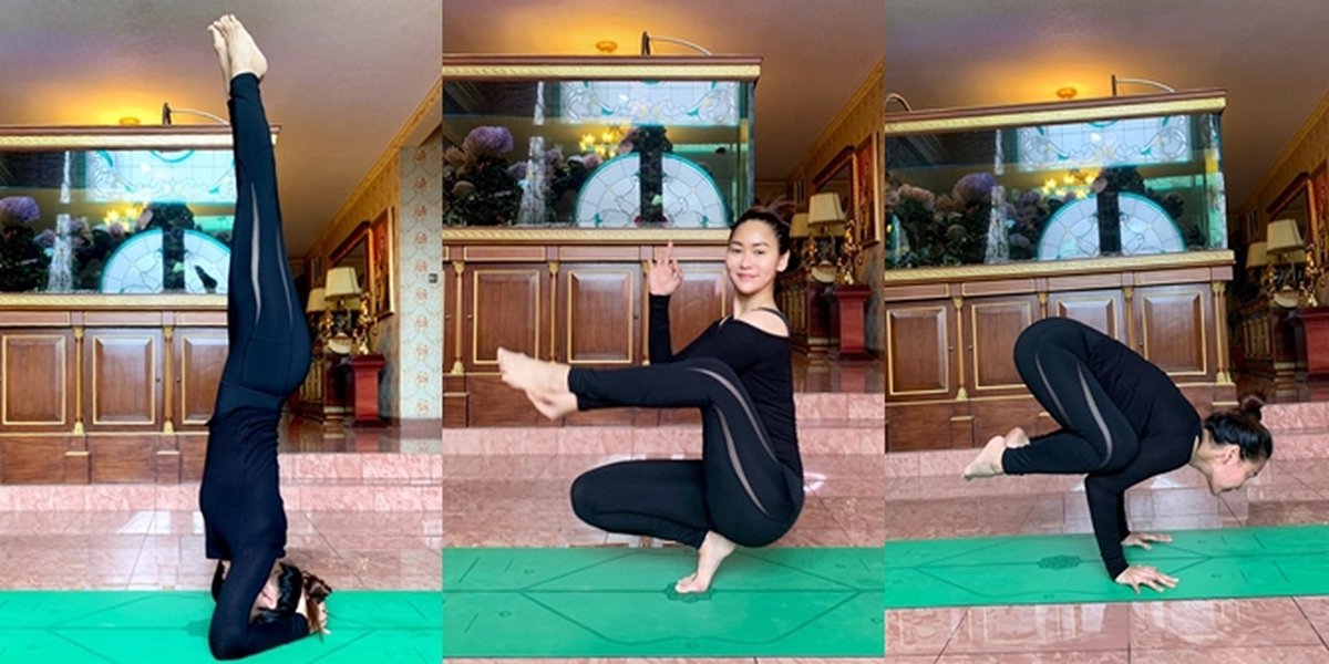 8 Photos of Inul Daratista Doing Yoga, Secrets to Having a Slim and Fit Body