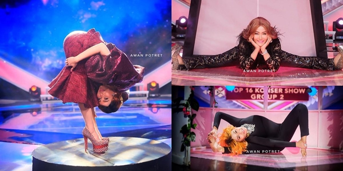 8 Photos of Inul Daratista Striking Bizarre Poses During Photoshoot, Her Body is Extremely Flexible!