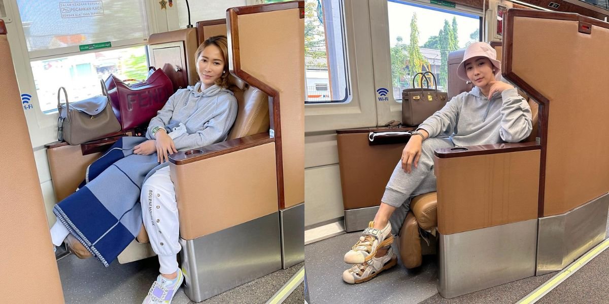 8 Photos of Inul Daratista Riding Indonesian Trains, Often Referred to as the Train Girl and KAI Ambassador