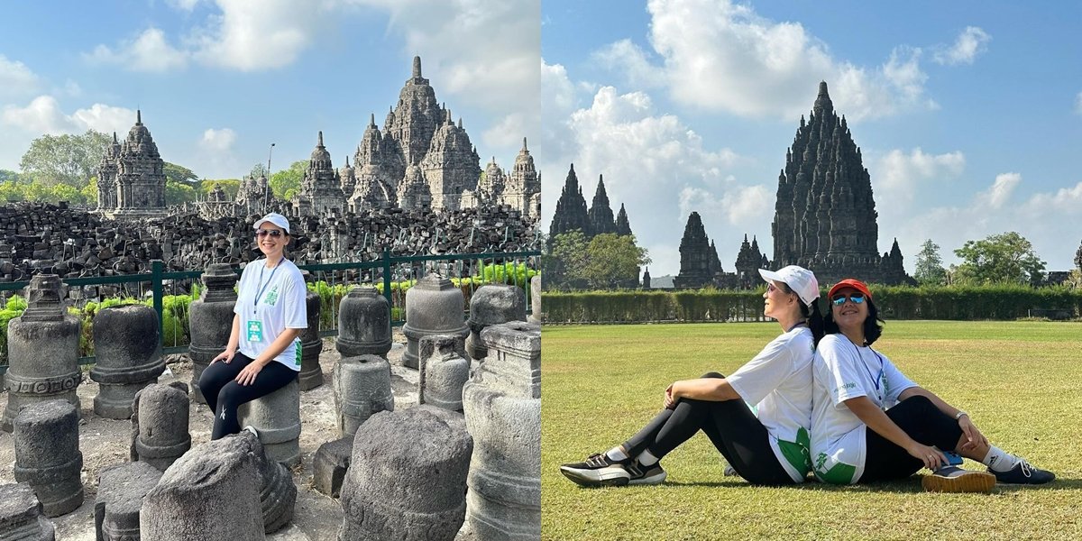 8 Photos of Ira Wibowo Walking 5 Kilometers in Yogyakarta, Meeting College Friends from FISIP UI - Staying Fit at 55 Years Old