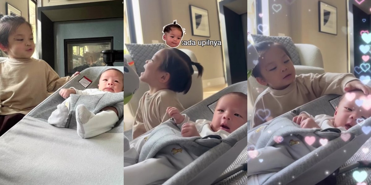 8 Portraits of Issa, Nikita Willy's Child Caring for Baby Nael Idris, Sibling Interaction Makes Adorable - Even Distracted by Dudung's Booger