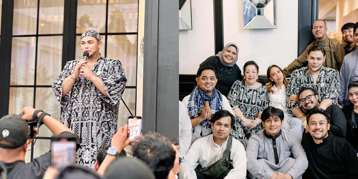 8 Portraits of Ivan Gunawan Celebrating Birthday with Religious Gathering at Home, His Outfit is Eye-Catching - Inviting Ustaz Irfan Rizki