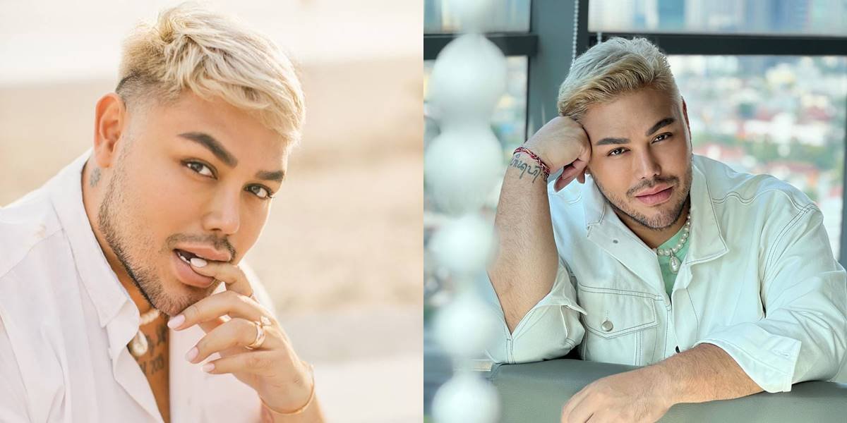 8 Portraits of Ivan Gunawan, Looking Handsome with Neat Hair and Blonde like a Western Man - Called the Sun