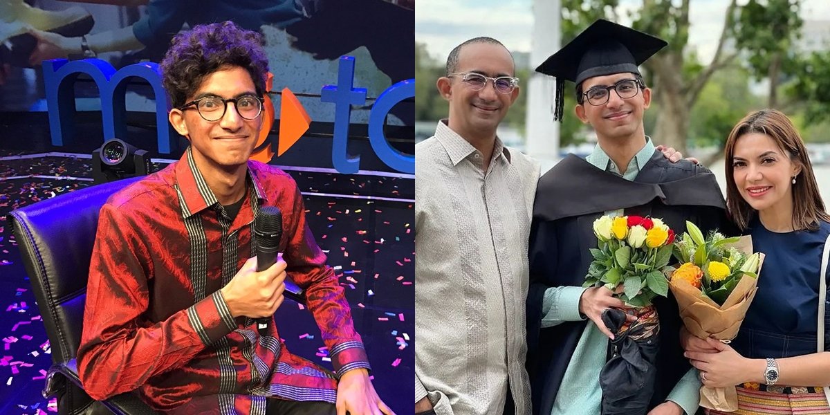 8 Portraits of Izzat, Najwa Shihab's Handsome and Newly Graduated Son from a Prestigious University in England - Called the Successor of His Mother because of This