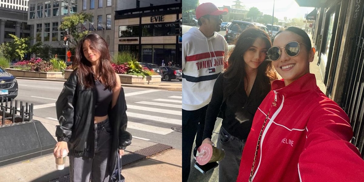 8 Portraits of Jasmine Abeng Visited by Ririn Ekawati in America, Her Beauty Makes Netizens Focus on the Wrong Thing - Fun Sightseeing and Eating Together