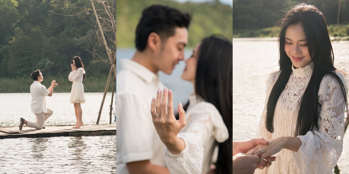 8 Photos of Jessica Jane, Jess No Limit's Sister, Being Proposed to by Her Boyfriend, Romantic by the Lakeside