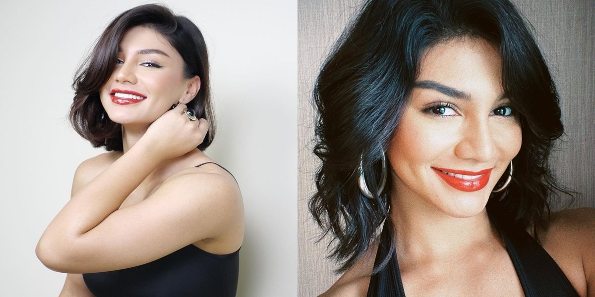 8 Photos of Jihane Almira Wearing a Black Tank Top, Beautiful with Short Hair - Showing off the Beauty of Her Body's Curves