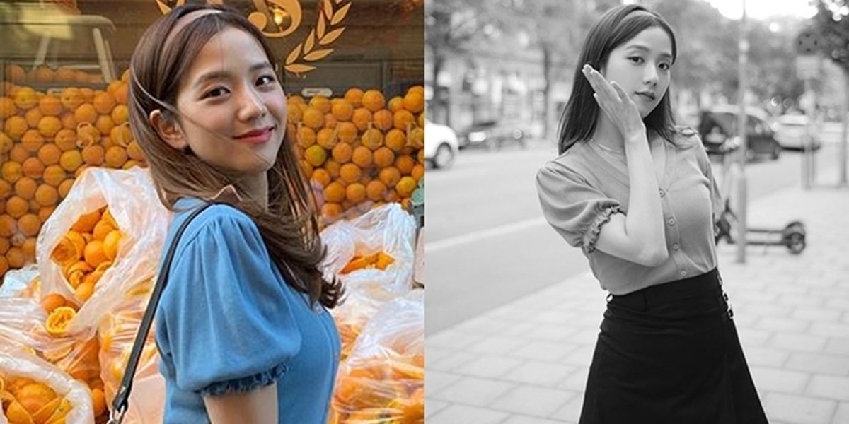 8 Photos of Jisoo BLACKPINK Strolling in Sweden, Classic Style with Headband