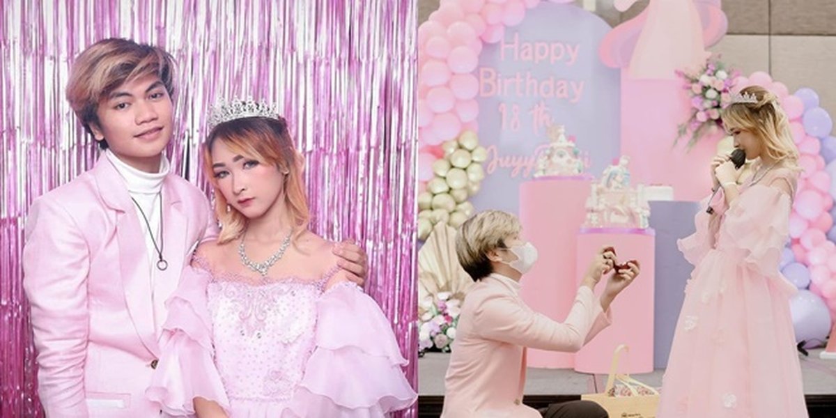 8 Portraits of Juy Putri, 18-Year-Old TikTok Artist who Celebrated Birthday During PPKM - Netizens: No Fine?