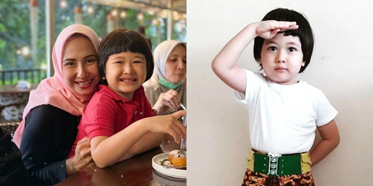 8 Portraits of Kabay Anaking Maryadi, Deswita's Unseen Child with Adorable Bob Hair