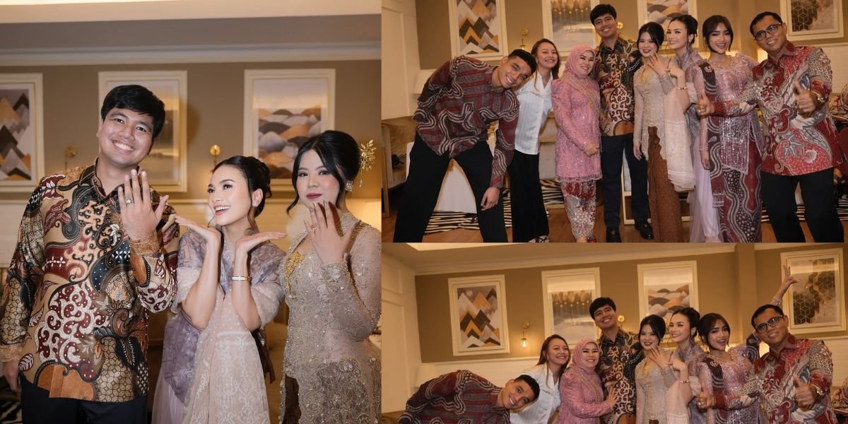 8 Portraits of Kakak Fuji Officially Engaged to Indah Tri Pertiwi, The Event Held Intimately