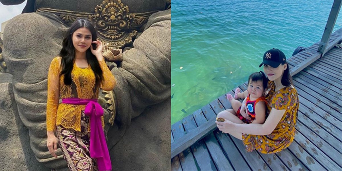 8 Photos of Katty Butterfly on Vacation with Her Child in Bali, Choosing to Wear a Dress Instead of a Bikini