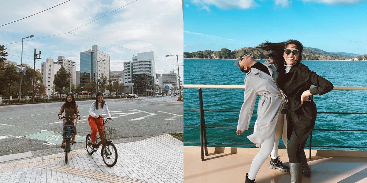 8 Portraits of the Intimacy between Haico Van der Veken and Ochi Rosdiana, Stars of 'RINDU BUKAN RINDU', Having Fun Together in Japan