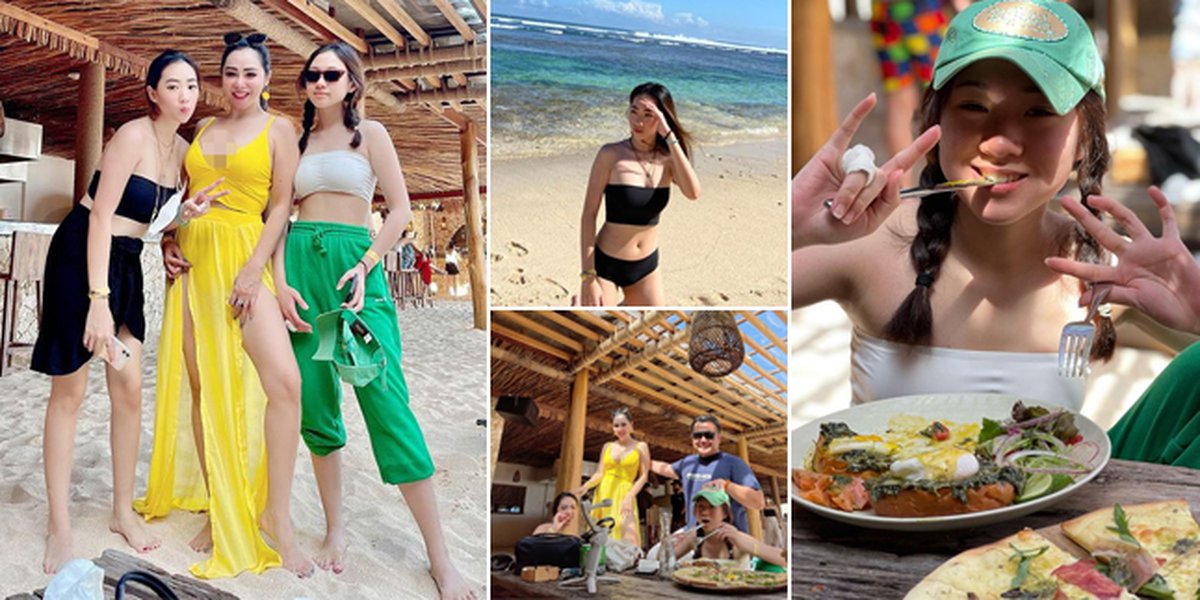 8 Pictures of Femmy Permatasari and Her Two Beautiful Daughters Enjoying a Hot Vacation in Bali!