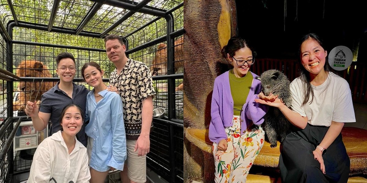8 Moments of Togetherness of Gisela Cindy and Gracia Indri During Vacation in Indonesia, Enjoying Nasi Padang - Visiting Taman Safari