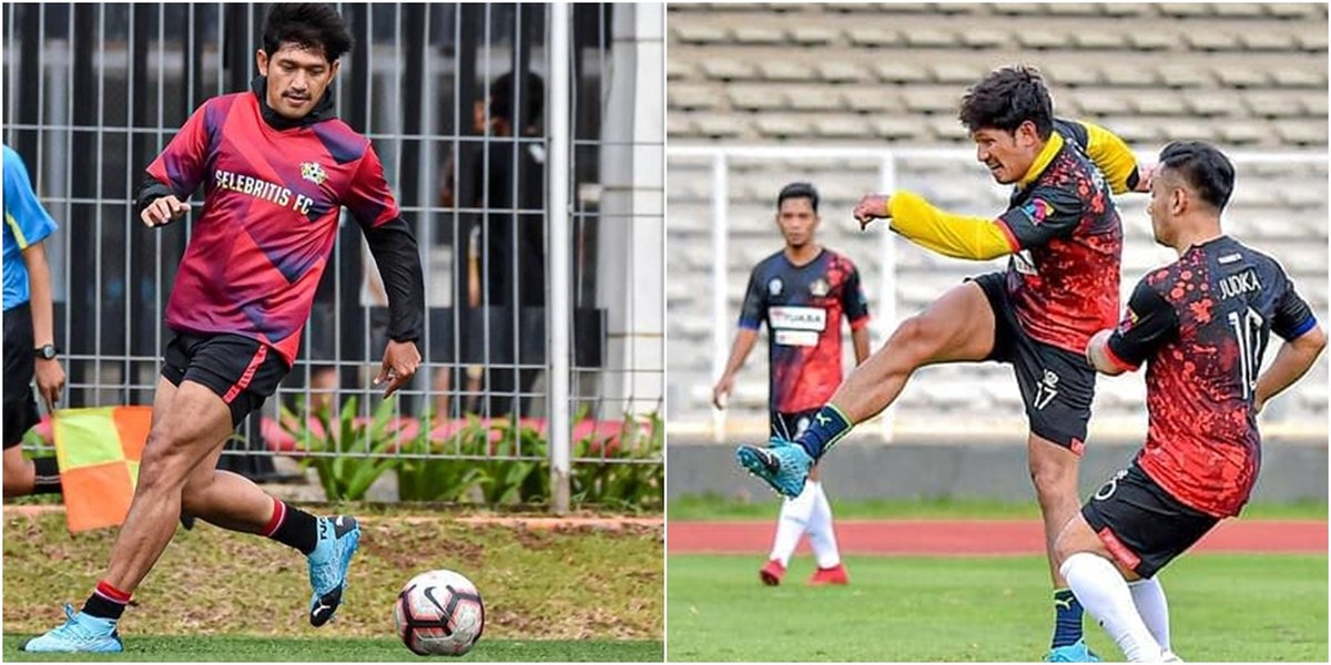 8 Cool Photos of Ibnu Jamil Playing Soccer, His Leg Muscles Make Netizens Lose Focus