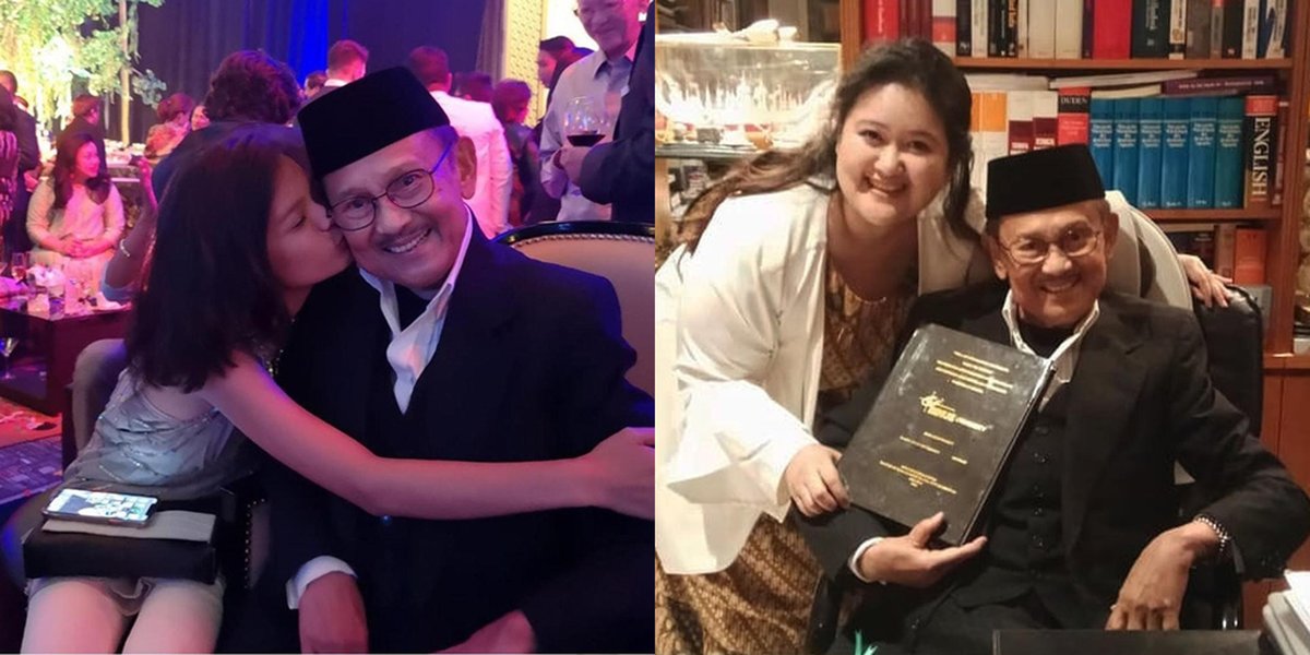 8 Portraits of BJ Habibie's Closeness with His Grandchildren, a Loving Figure