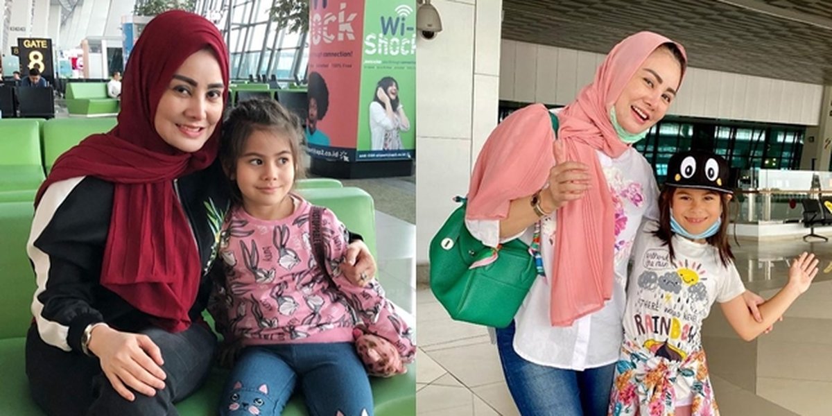 8 Portraits of Cici Paramida and Elif, Siti Rahmawati's Daughter, Being Close Like Their Own Child - Netizens Say They're Equally Beautiful