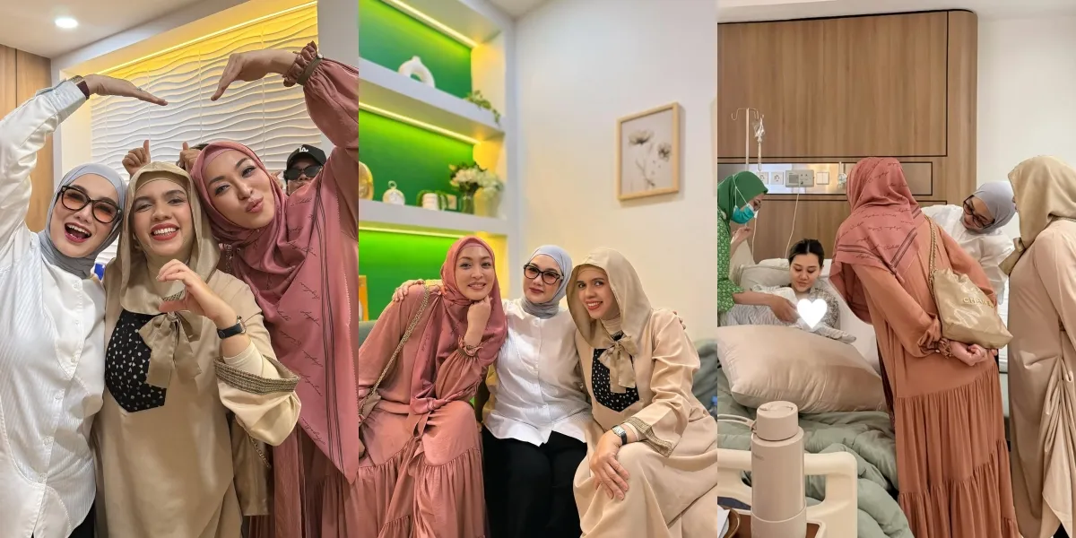 8 Portraits of the Birth of Thariq Halilintar and Aaliyah Massaid's Child Celebrated by the Extended Family, Grandmothers Compete to Hold the Grandchild