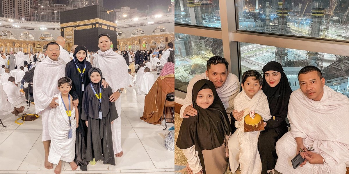 8 Portraits of Ashanty and Anang Hermansyah's Family in the Holy Land, Long-Awaited Umrah Moments - Celebrating Arsya's Birthday Simply