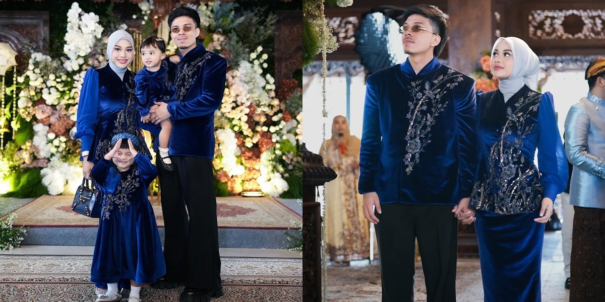 8 Portraits of Atta Halilintar and Aurel Hermansyah's Family at Aaliyah Massaid's Religious Ceremony and Mitoni Event