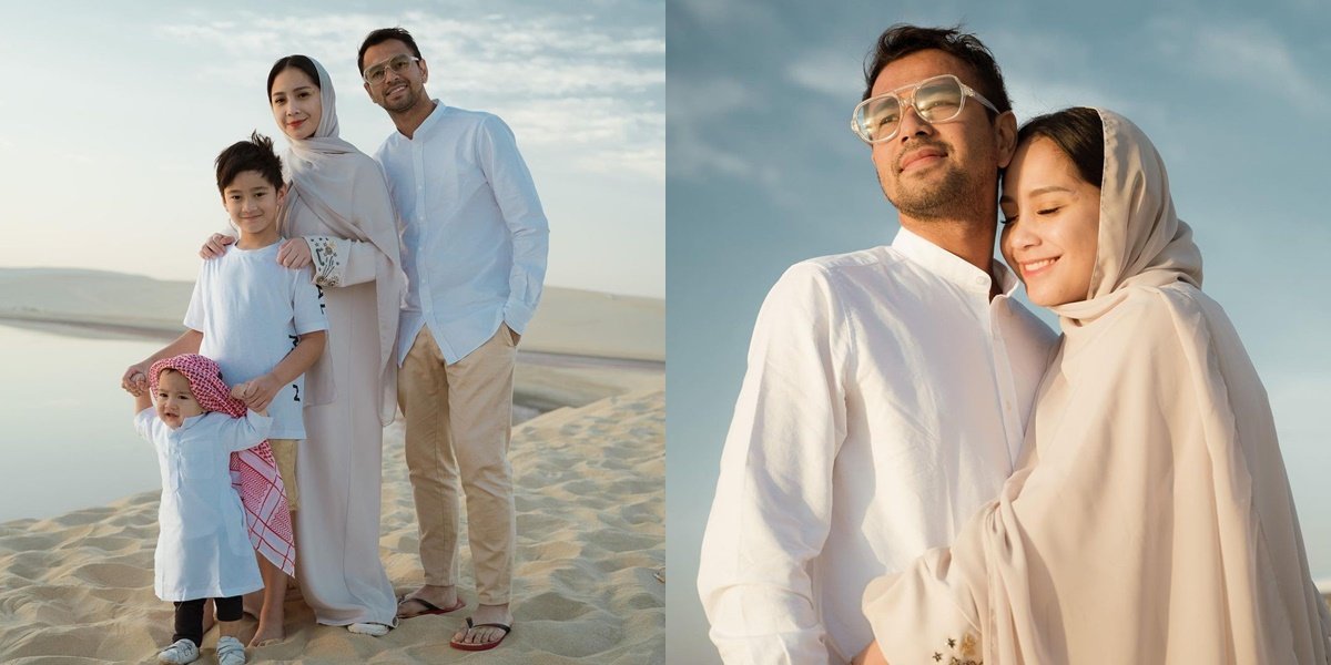 8 Portraits of Raffi Ahmad and Nagita Slavina's Family Having Fun in the Desert, Rayyanza's Outfit as a Local Resident is Adorable