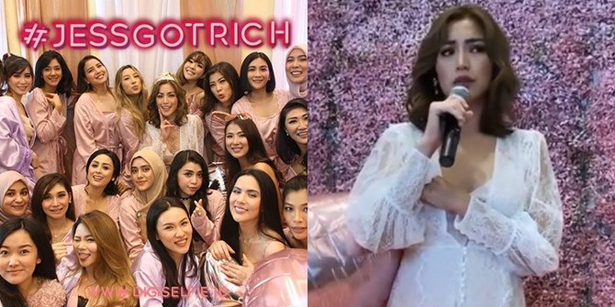 8 Photos of the Fun of Jessica Iskandar's Bridal Shower, Compactly Wearing Pink Robes, Featuring Gisella Anastasia and Nia Ramadhani!
