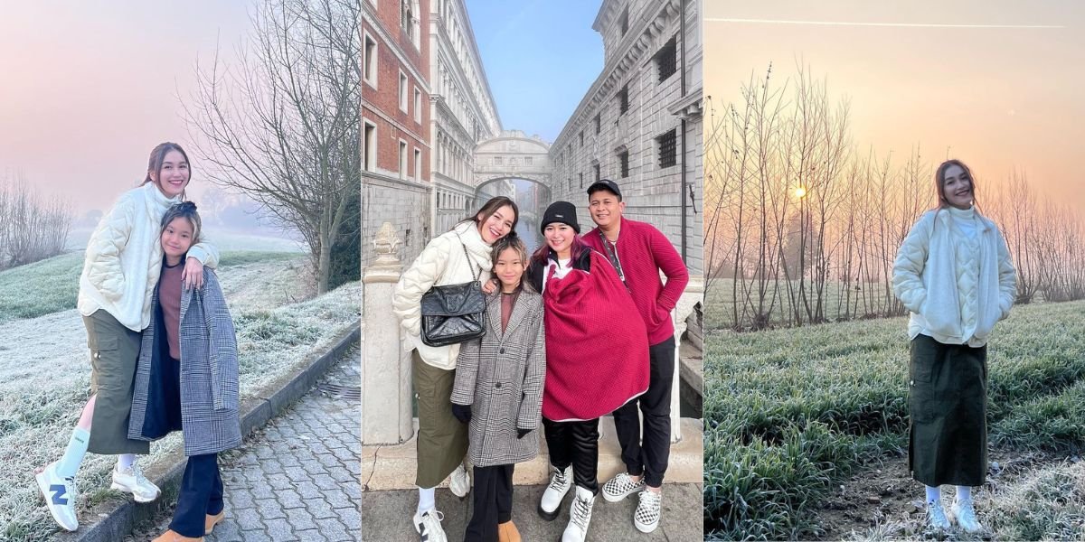 8 Fun Moments of Ayu Ting Ting Inviting Family and Employees to Travel Around Europe, Beautiful Appearance Steals Attention
