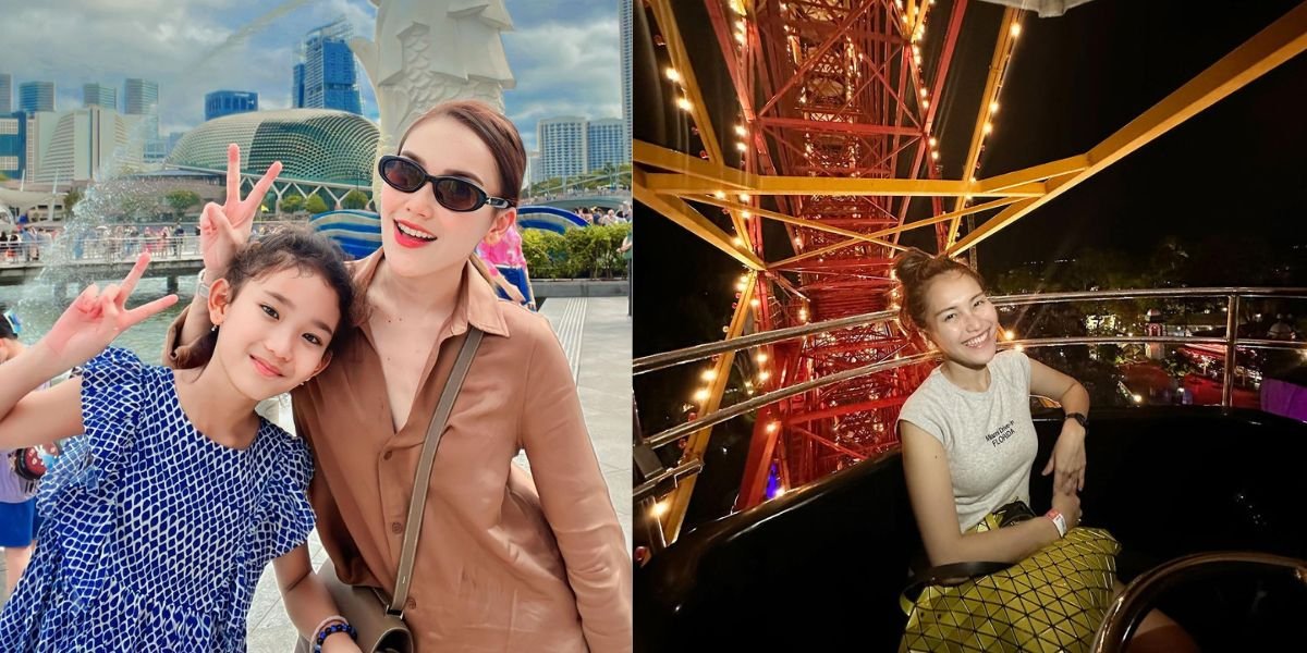 8 Potret Keseruan Ayu Ting Ting Riding the Ferris Wheel, Netizens Curious Who Took the Photos?
