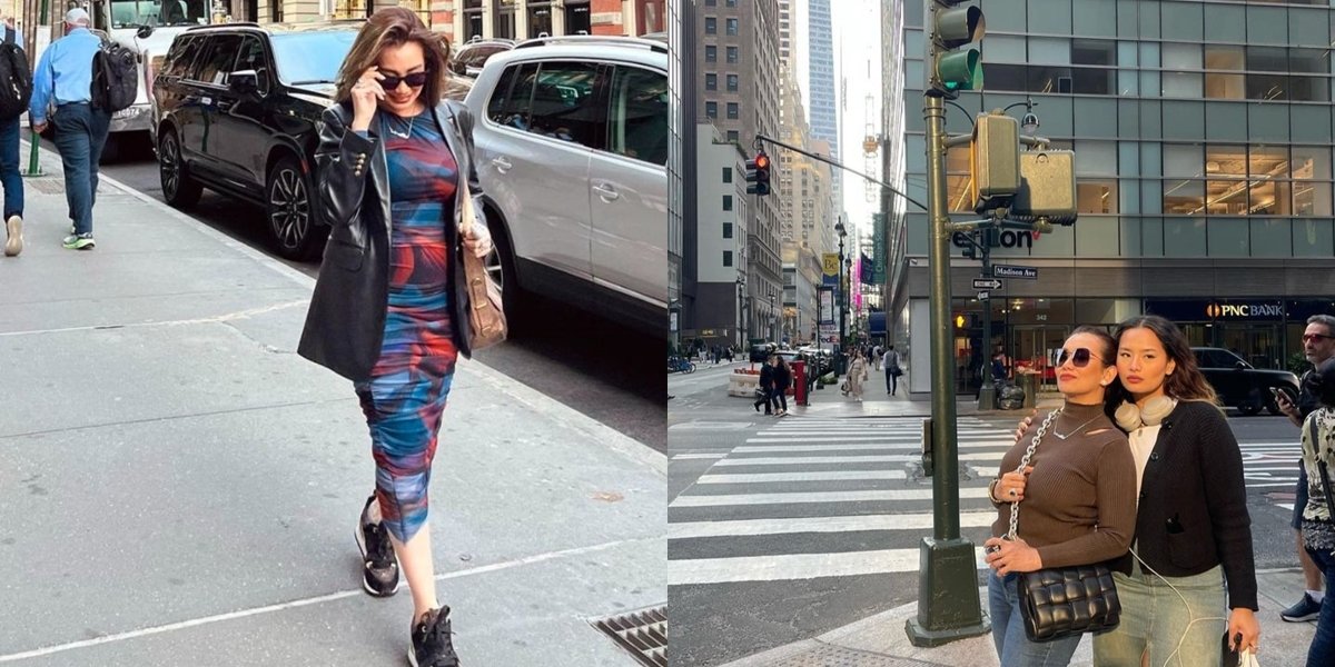 8 Potret Keseruan Reza Artamevia's Vacation in New York, Her Hype Style is Unmatched!