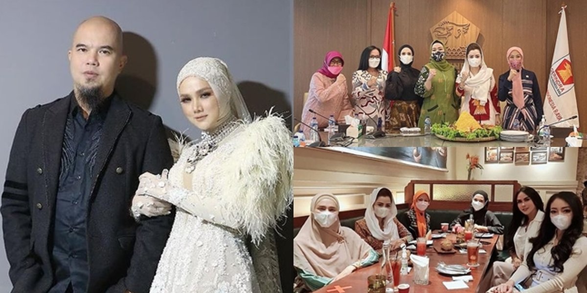 8 Portraits of Mulan Jameela's Busyness Amid Divorce Rumors from Ahmad Dhani, Member of Parliament Meeting - Hanging Out with Socialites