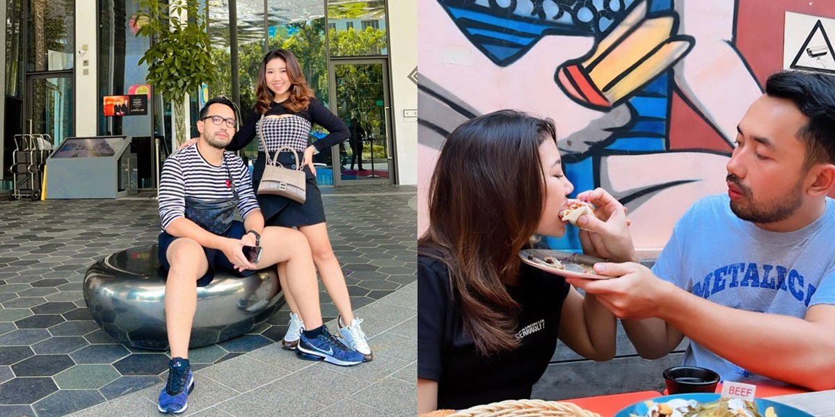 8 Photos of Kiky Saputri Getting More Intimate with Her Lover While on Vacation in Singapore, Prayed by Netizens to Get Married Soon