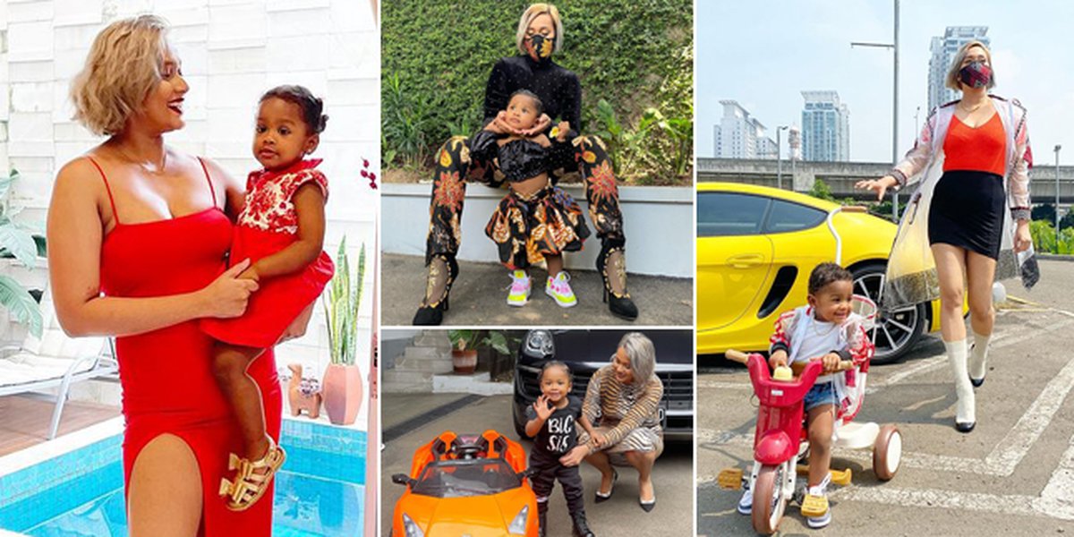 8 Photos of Kimmy Jayanti When Babysitting Her Child, Hot Mama Beautiful and Stylish Like Kylie Jenner