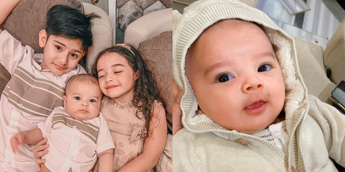 8 Portraits of King Zhafi, the Son of Fairuz A Rafiq and Sonny Septian, who is now 5 Months Old, Already Showing Signs of Handsomeness