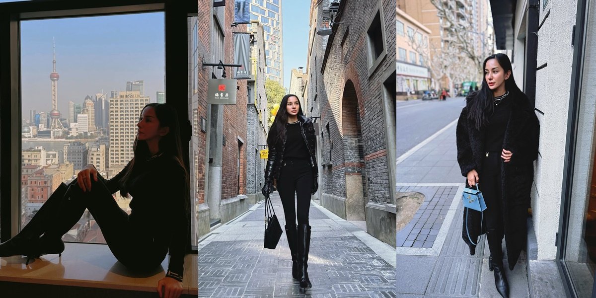 8 Photos of Kirana Larasati Vacationing Alone in Shanghai, Showcasing Boyfriend's Photos Makes Netizens Curious