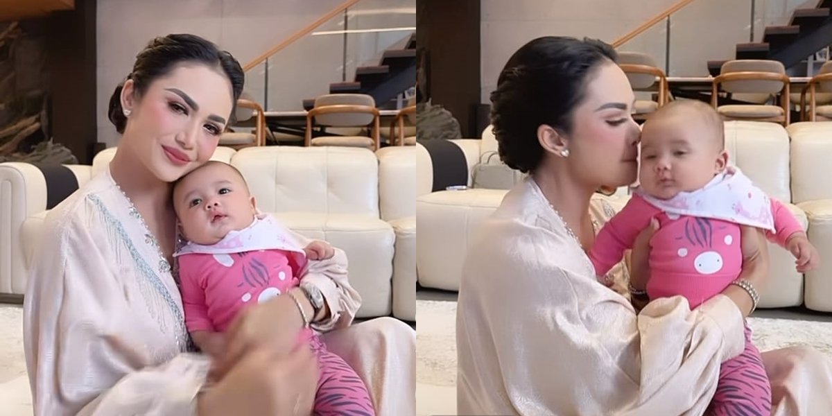 8 Potret Kris Dayanti Caring for Azura, Who is Now 4 Months Old, Netizens Comment They Are Equally Beautiful - Netizens: Mini Version of Mimi