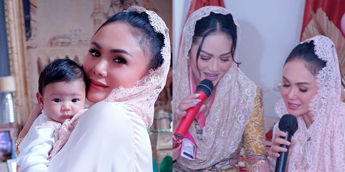 8 Portraits of Krisdayanti and Yuni Shara at the Nephew's Akikah Event, Beautiful and Elegant Appearance Flooded with Praise