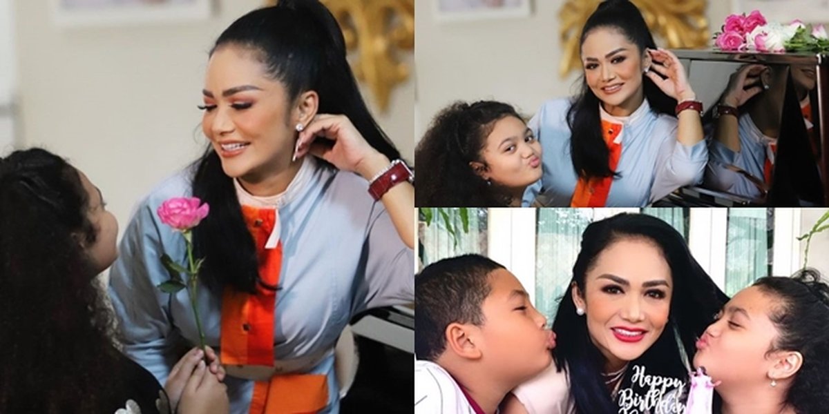 8 Potret Krisdayanti Celebrating 46th Birthday Without Raul Lemos, Receives Special Gifts from Amora and Aurel Hermansyah