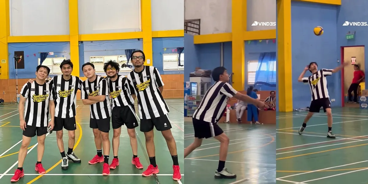 8 Photos of Duta Sheila On 7's Volleyball Practice Ahead of Even Volleyball 2 Against D'Komika, Luckily Not on Wednesday